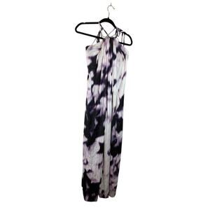 Kaufmanfranco Purple Print Halter Maxi dress size S